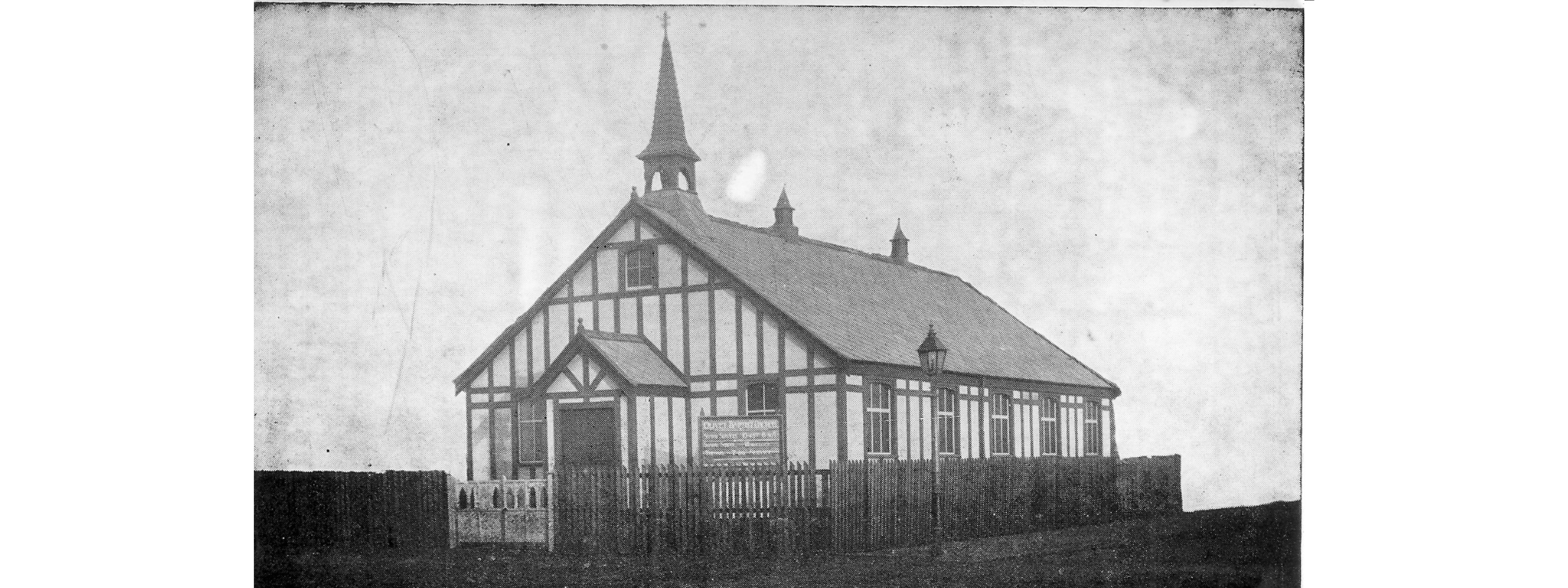 The first Olivet Baptist Church building, opened in 1915.