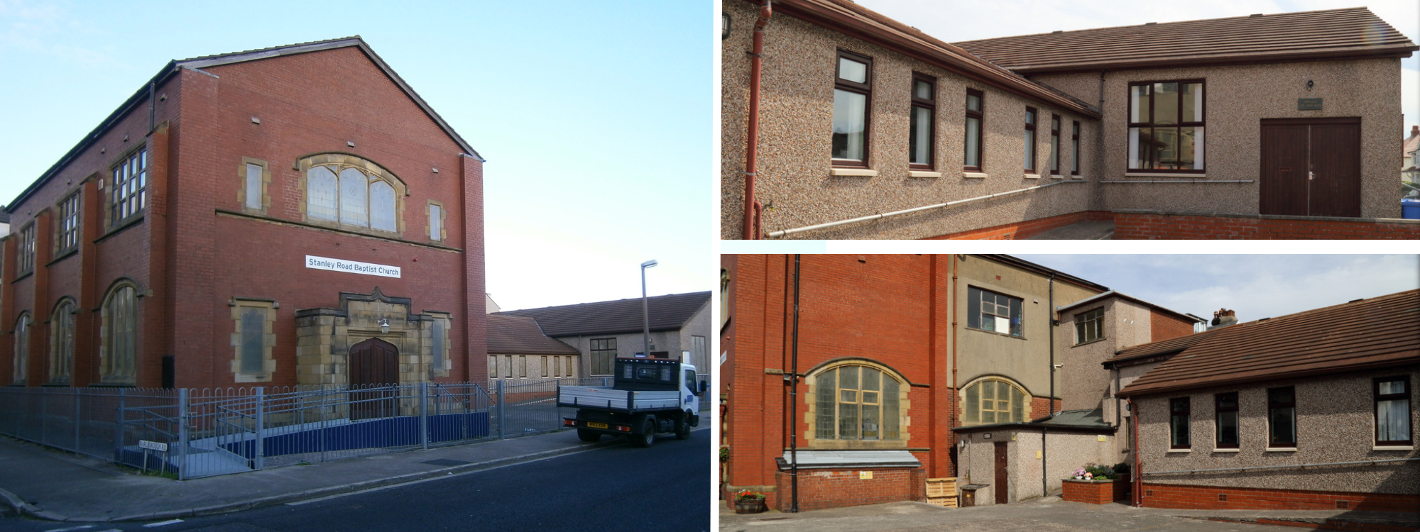 The church building and hall, which was built in 1983.